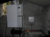 Condensation gaz sur chauffage solaire.